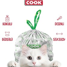 Cook Akıllı Kedi Tuvaleti 20 Adet Atık Torbası Çöp Poşeti-Petkit Purax, Pura Max,pura Max 2-Zenon Smart X8624-UBPET C10 Pro ve Ubpet C20-WERO & Neutron Wero WCLB01-NEUTRON (NTL-PW-65BW) Neutron NT-PW-06BW