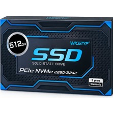 Wicgtyp NV900-512 2280 M2 Nvme SSD 512GB Harddısk