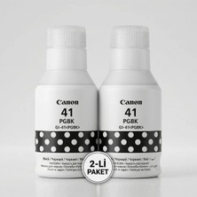 2 Adet Canon Gı-41 Siyah Orijinal Mürekkep