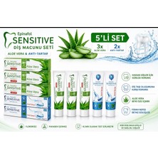 Epinafol Sensitive Diş Macunu 5’li Set Aloe Vera-Anti Tartar