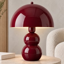 Apliqa Bob Vişne Çürüğü Bordo Masa Lambası Pinterest Model Bohem Retro Renkli Abajur