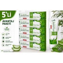 Epinafol Sensitive Aloe Vera Diş Macunu 5'li Paket 90 gr Ağız Bakımında Aloe Vera Etkisi ile