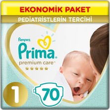 Prima Premium Care Bebek Bezi 1 Beden Yenidoğan 2-5 Kg 70  2-5 Kg