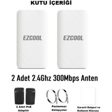 Ezcool EZ-W240AN Dış Ortam (2.4ghz 300MBPS 1km) Access Point
