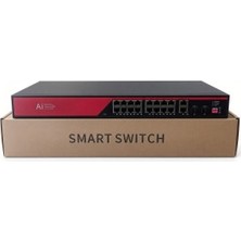 Ezcool EZ-16PSX-SFP 16 Port 16FE+2GE+2SFP 240W Gigabit Poe Switch