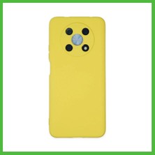 Bezos Huawei Nova Y90 Uyumlu Kılıf Nano Içi Kadife Silikon - Sarı Arz