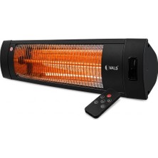 Vals WH20 Crb Dış Mekan Duvar Tipi Kumandalı Isıtıcı -2000 W IP44