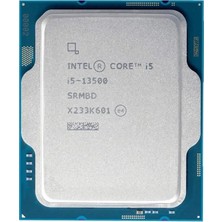 Intel Core I5 13500 35MB 14çekirdekli O/b Hd VGA 1700P 65W Kutusuz+Fansız