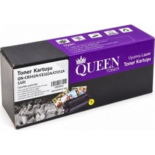 Gümrük Bey Queen QN-CB542A CE322A CF212A Uyumlu Sarı Toner Kartuşu