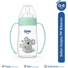 Wee Baby Safari Geniş Ağızlı Antikolik Pp Kulplu Bebek Biberonu 250 Ml Yavaş Akış 0-6 Ay