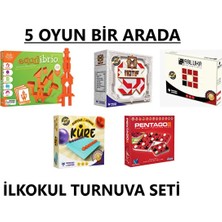 Bal Oyuncak Curious&genius Ilkokul Zeka Oyunları Turnuva Seti (Abluka - Equılıbrıo - Motif - Küre - Pentago) Akıloyunlarıshop