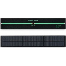 Gümrük Bey 10'lu Mini Solar Güneş Paneli 34X5,5 cm Dıy Elektronik Proje Güneş Pili