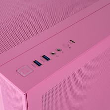 Thermaltake Vıew 380 CA-1Z2-00MAWN-00 4-Argb Fanlı Gaming Mid-Tower Pc Kasası Pembe