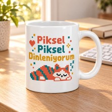 Ulu Pazarlama Piksel Molası Tasarımlı Porselen Kupa - Model 460