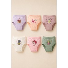 Kota 3410 Baskılı Kız Çocuk Bikini Külot 12'li