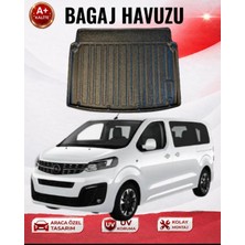 Opel Zafira 8+1 2022 Sonrası 3D Bagaj Havuzu Premıum A+