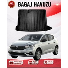 Dacia Sandero 2020 Sonrası 3D Alt Bagaj Havuzu Premıum A+