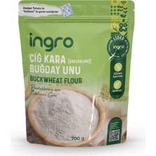 İngro Çiğ Karabuğday Unu 700 g (Greçka Unu) Glutensiz ve Katkısız Özellikleriyle