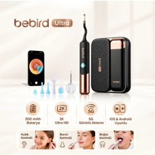 Bebird EarSight Ultra 2K HD Kameralı Akıllı Kulak Temizleme Cihazı – Görüntülü Cımbız ve Damlalık Seti