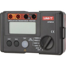 Uni-T UT 501A İzolasyon Tester Multimetre 100V-1000V Test Voltajı ile Kullanım Tipi Kolay Ölçüm