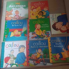 Caillou Serisine Ait 8 Kitapcik Arkadan Ağlar, Ilk Oyunum, Ne Komik Ses?, Telefon Görüşmesi, Tıpkı Babası Gibi, Büyük Anne ve Büyük Babası Ile, Alıştırma Tekerlekleri ve