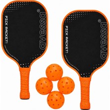 Avessa PKL-SET-200 Fiberglass Pıckle Raket Set Turuncu