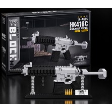 YKO HK416C | 845 Parça Gerçekçi Detaylı Koleksiyonluk Yapı Blokları Seti
