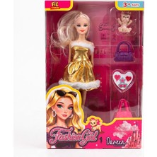 Nizam Plastik NZM-616 Fashıon Gırl Set Oyuncak Manken Bebek