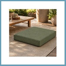 Bezos Kare Blok Minder · 50 × 50 × 7 cm | Haki | Dış Mekân MBT06