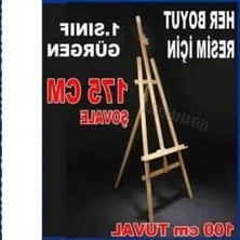 Die Grup Ayarlanabilir Büyük Boy Ahşap Ressam Şovalesi