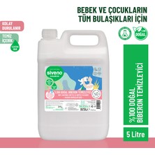 Siveno %100 Doğal Emzik ve Biberon Temizleyicisi Bitkisel Elde Bulaşık Sabunu Nemlendirici Vegan 5000 ml