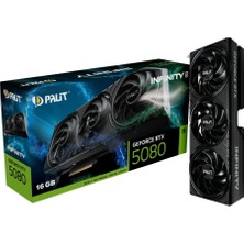 Palit Rtx 5080 Infınıty 3 16GB NE75080019T2-GB2035S Gddr7 256BIT Gaming (Oyuncu) Ekran Kartı