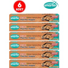 Smarter Naturel Ağartılmamış 6 Paket Yağlı Pişirme Kağıdı 10X6