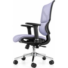 Fileli Başlıksız Ergonomik Çalışma Koltuğu