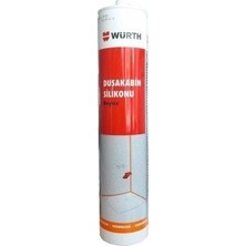 Würth 310 ml Beyaz Duşakabin Silikonu Suya Dayanıklı Özellik ile Güçlü Yapıştırma