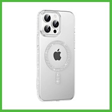 Bezos Joko iPhone 15 Pro Uyumlu Move Taşlı Magsafe Kapak - Natural Grey Arz