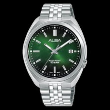 Alba AS9W31X1 Quartz Çelik Gri Yeşil Kadran 10 Atm 41 mm Erkek Kol Saati