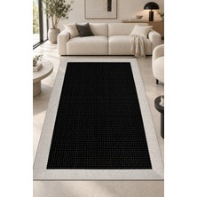 Ruyan Vatra Modern Sisal Görünümlü Polyester Halı, Robot Süpürge Uyumlu, Mutfak Oturma Odası Koridor Halıs