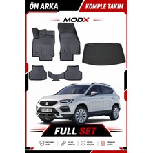 Seat Ateca 4x4 2020 Model 5d Havuzlu Paspas + 3D Bagaj Havuzu Premıum A+