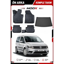 Volkswagen Caddy 2015-2020 5d Havuzlu Paspas + 3D Bagaj Havuzu Premıum A+