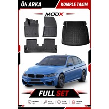 Bmw 3 Serisi F30 Sedan 2012 ve Sonrası 5d Havuzlu Paspas + 3D Bagaj Havuzu Premıum A+