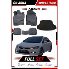 Honda Civic Fd6 2011 Model 5d Havuzlu Paspas + 3D Bagaj Havuzu Premıum A+