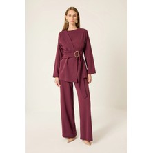 Touche Prive Gold Tokalı Tunik Pantolon Takım
