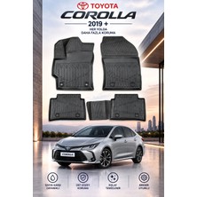 Toyota Corolla 2019+ Aracınıza Özel Üretim Havuzlu Paspas Takımı A+ -Mod-