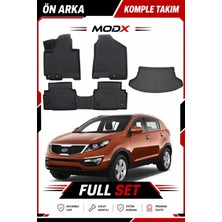Kia Sportage 2012 Model 5d Havuzlu Paspas + 3D Bagaj Havuzu Seti Premıum A+