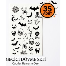 TKÇ Cadılar Bayramı (Halloween) Özel – 35 Adet Mini Geçici Dövme Seti