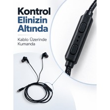 Zenviaa Müzik ve Sesli Görüşmeler Için Type C Mikrofonlu Kulaklık Zenviaab