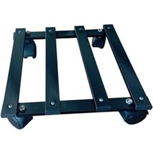 Mythriva Metal Tekerlekli Saksı Altlığı, 30 cm Hareketli Taşınabilir