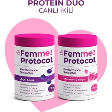 Protein Duo Canlı Ikili: Acai Muse + Strawberry Surge