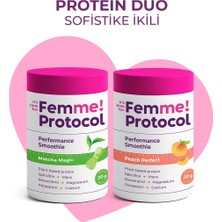 Protein Duo Sofistike Ikili: Matcha Magic + Peach Perfect